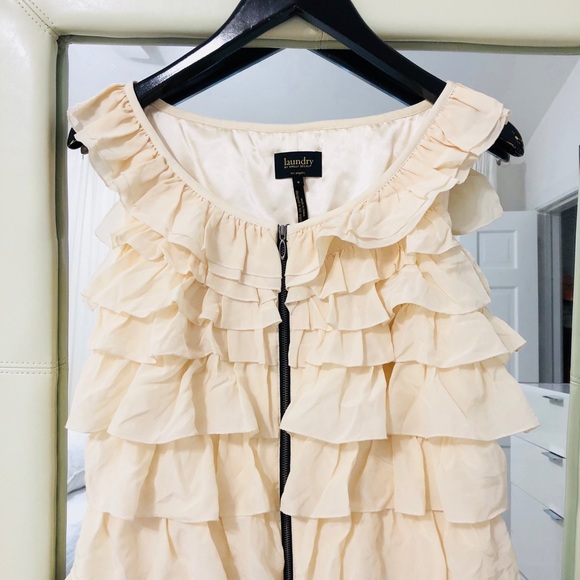 RUFFLE DRESS with zipper - Picture 3 of 6